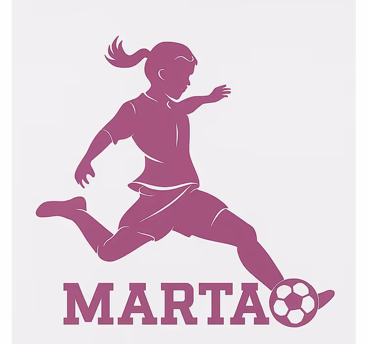 Store enrouleur chambre enfant joueuse de football - TenStickers