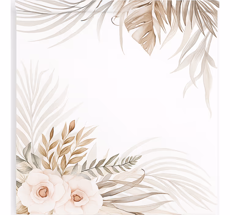 Store enrouleur chambre enfant fleurs bohèmes gracieuses - TenStickers