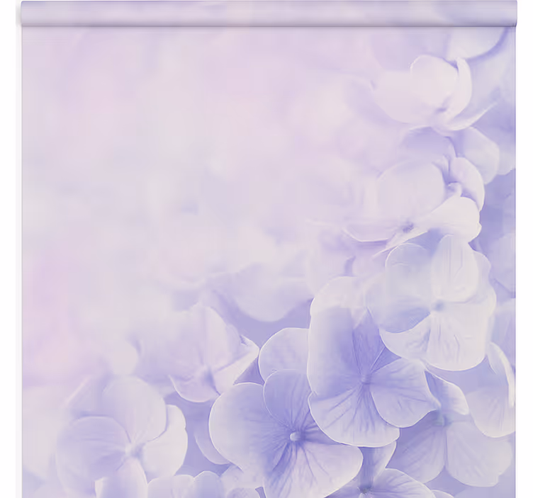 Store enrouleur chambre enfant hortensias doux et brumeux - TenStickers