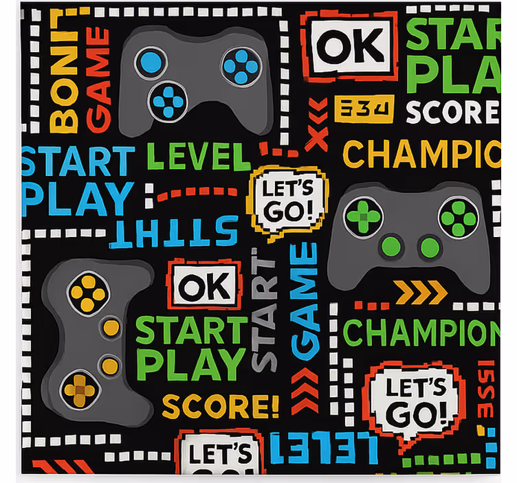Store enrouleur geek jouer à niveau supérieur - TenStickers