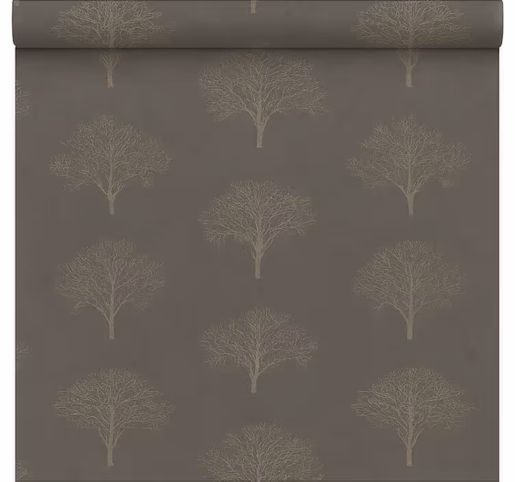 Store salle à manger arbres de la forêt noire beige - TenStickers
