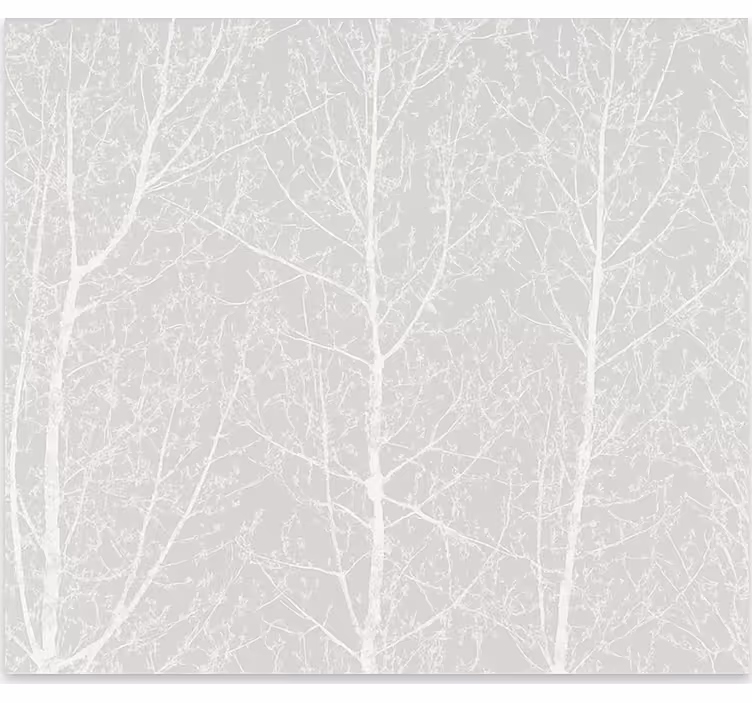 Store enrouleur salle à manger arbres gris d'hiver - TenStickers