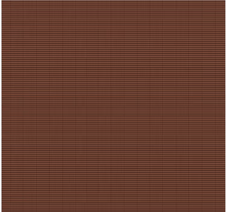 Store enrouleur salle à manger effet bambou marron chocolat - TenStickers