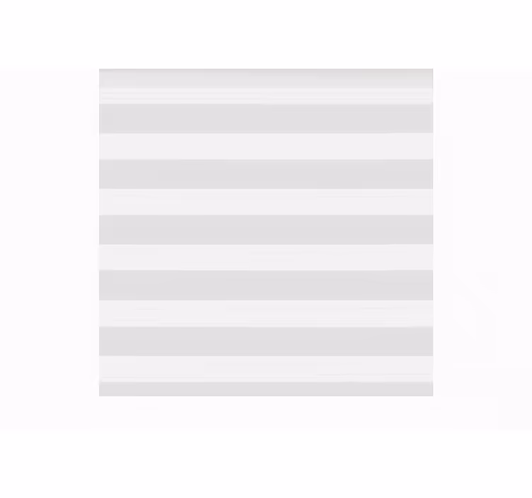 Store salle à manger rayures blanches transparentes - TenStickers