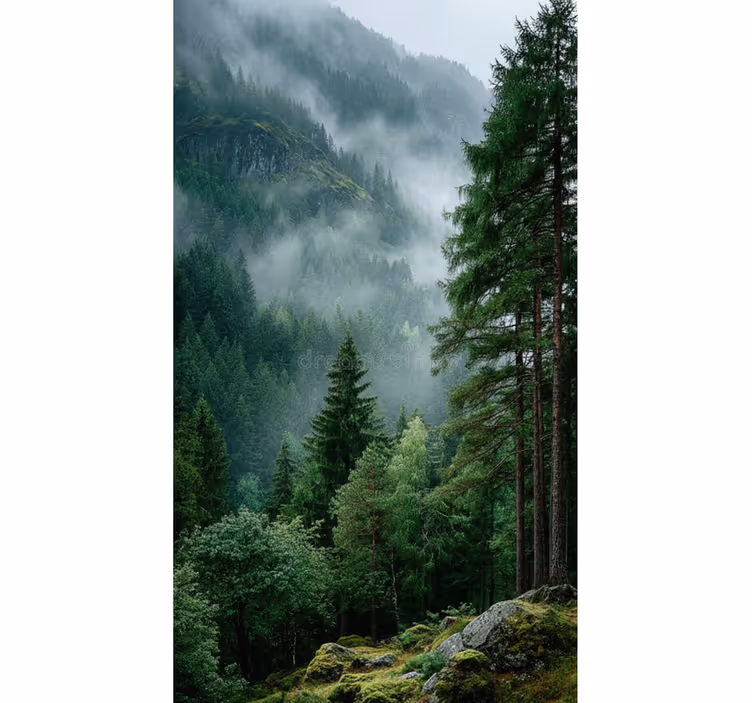 Store enrouleur arbre le choix mélancolique - TenStickers