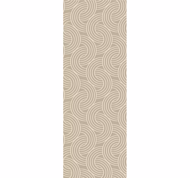 Store enrouleur bureau motifs courbés élégants - TenStickers