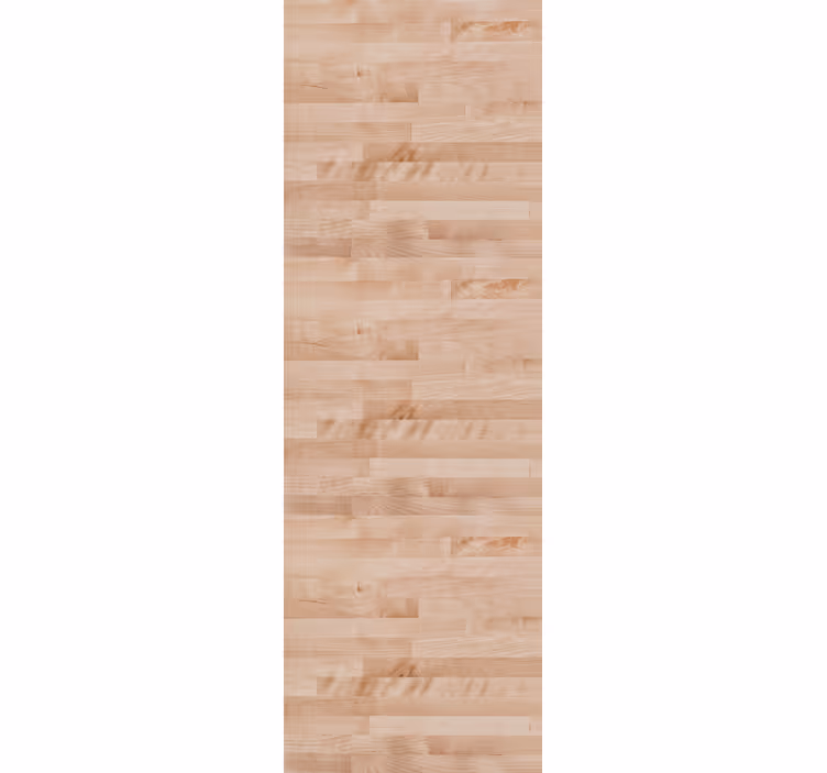 Store enrouleur bureau planche en bois marron élégant - TenStickers