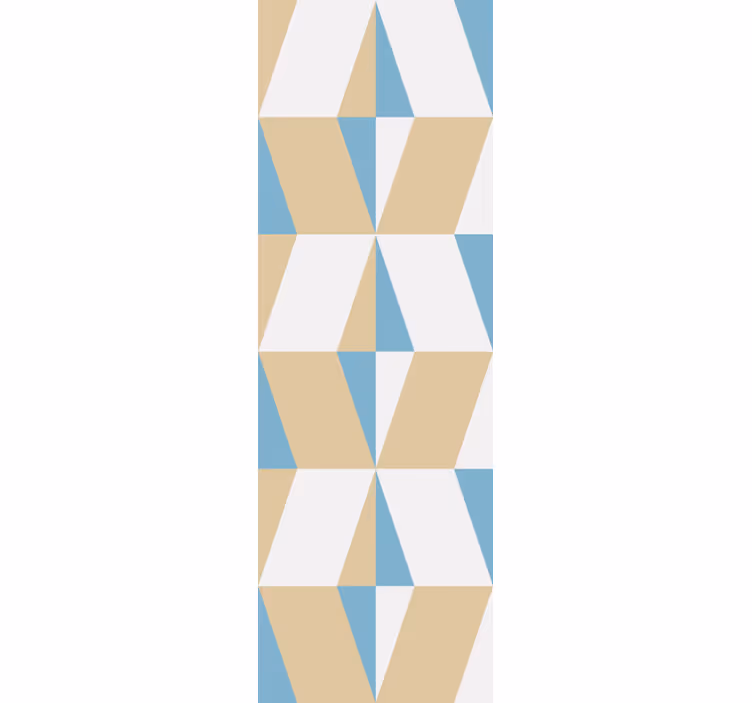 Store enrouleur bureau formes géométriques minimalistes - TenStickers