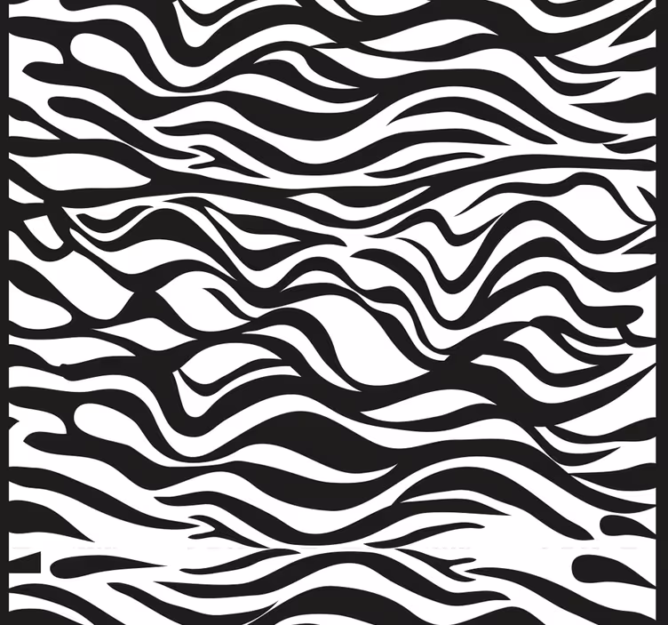 Store enrouleur bureau motif rayures zèbre - TenStickers