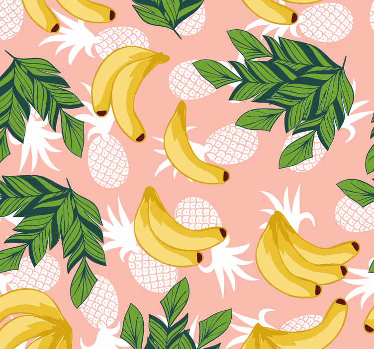 Store enrouleur cuisine feuillage de fruits tropicaux - TenStickers