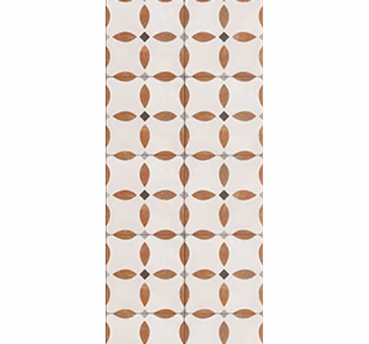 Store enrouleur cuisine motif géométrique beige - TenStickers