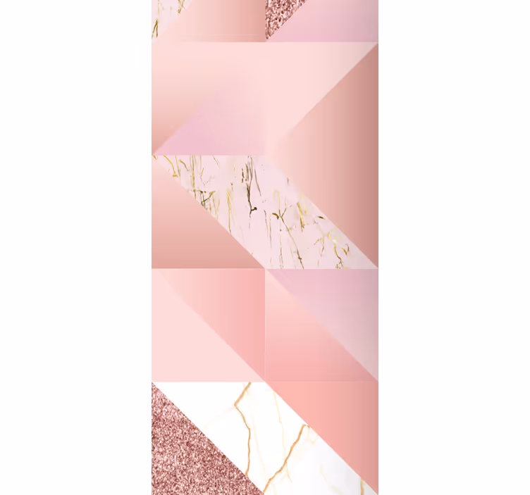 Store enrouleur cuisine marbre rose doré - TenStickers