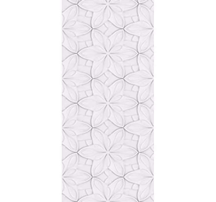 Store enrouleur cuisine carreaux hexagonaux floraux - TenStickers