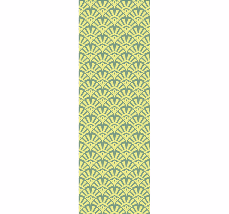 Store enrouleur cuisine motif années 70 couleur citron - TenStickers