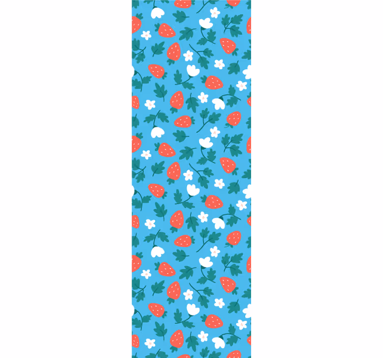 Store enrouleur cuisine motif fleurs et fruits colorés - TenStickers
