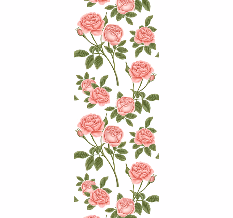 Store enrouleur cuisine imprimé de roses - TenStickers