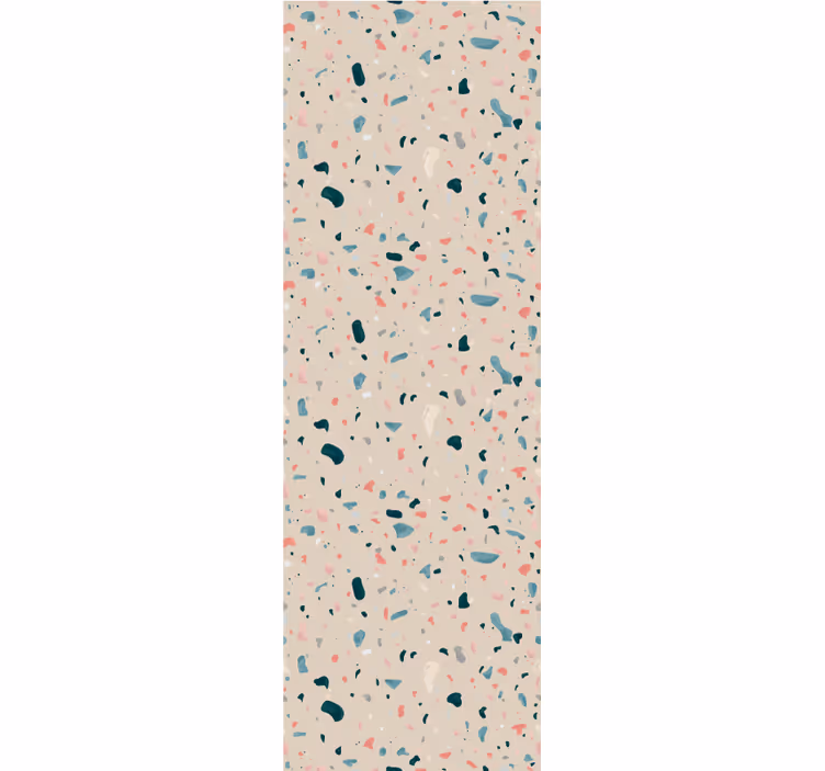 Store enrouleur cuisine motif terrazzo peint à la main - TenStickers
