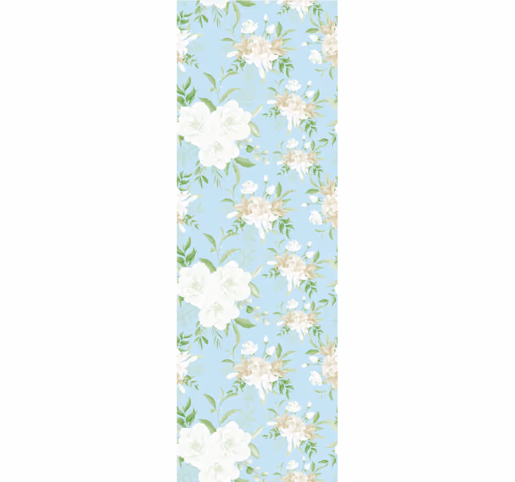Store enrouleur salle à manger style floral sauvage - TenStickers