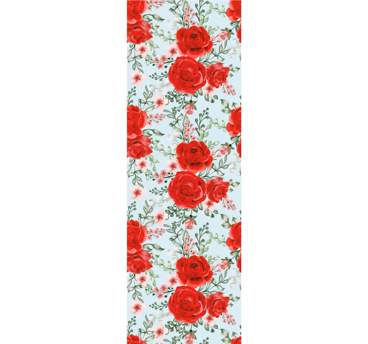 Store enrouleur salle à manger style fleurs grandmillenial - TenStickers