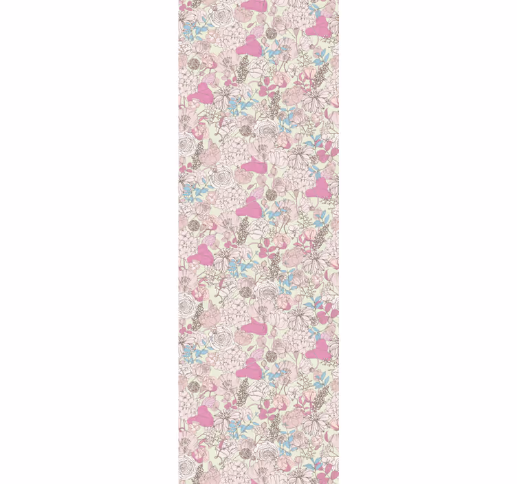 Store enrouleur salle à manger style floral grandmillenial - TenStickers