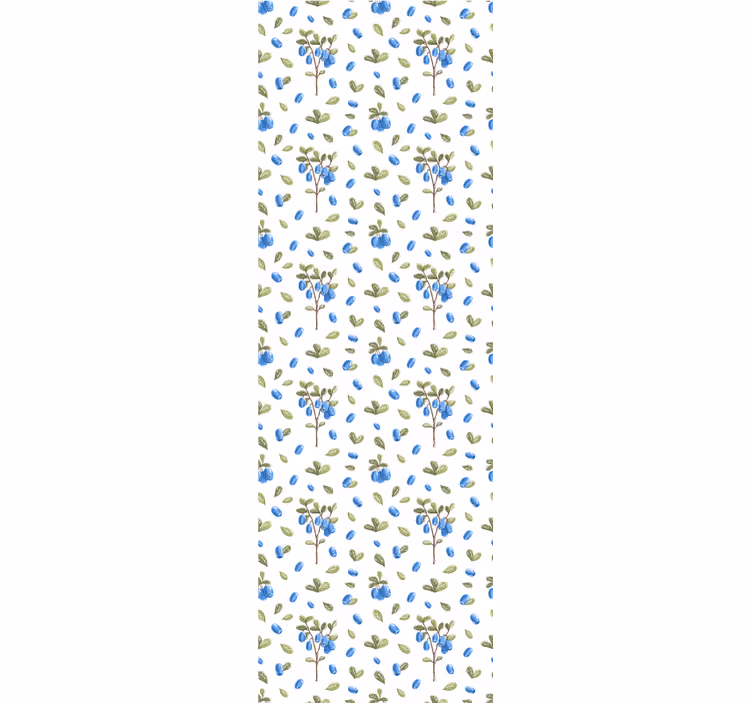 Store enrouleur salle à manger motif floral aquarelle - TenStickers