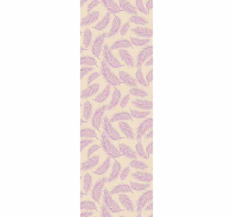 Store enrouleur salle à manger tropical rose et beige - TenStickers