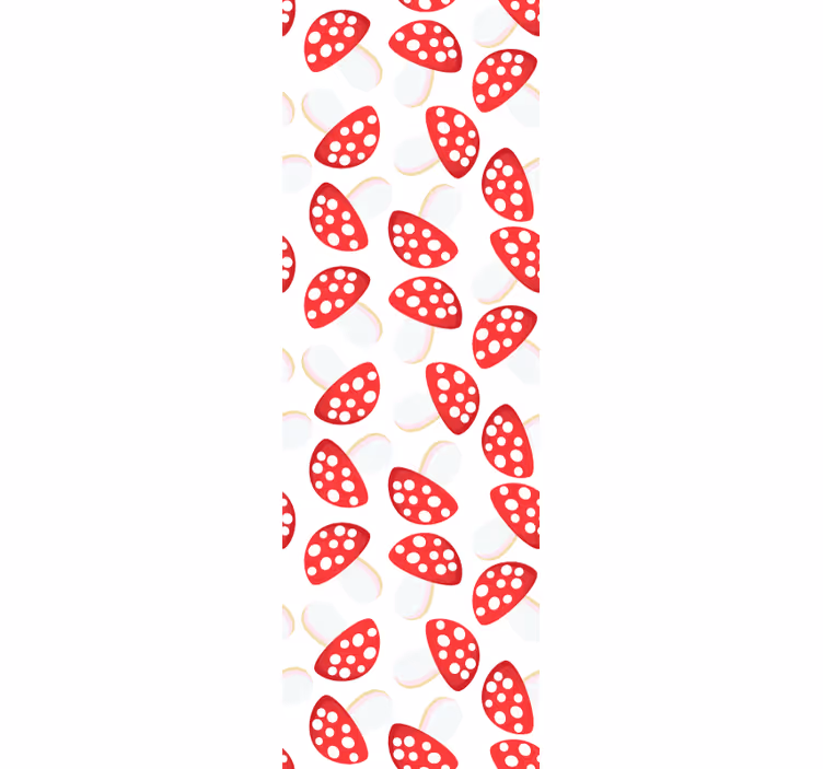 Store enrouleur salle à manger champignons classiques - TenStickers
