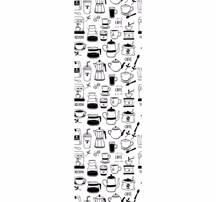 Store enrouleur salle à manger moment café - TenStickers
