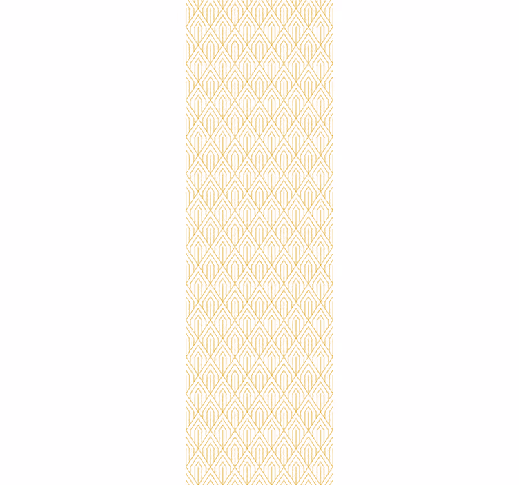 Store enrouleur salle à manger motif moderne blanc - TenStickers