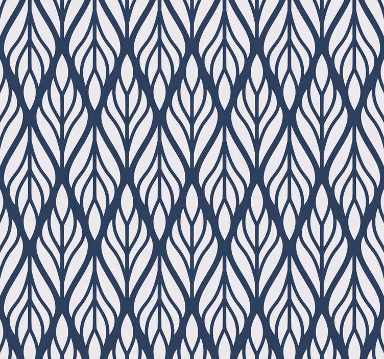 Store enrouleur salle à manger ornement gris bleu glamour - TenStickers