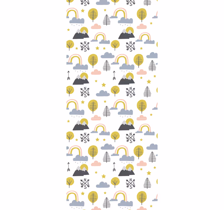 Store enrouleur chambre enfant scène naturelle ludique - TenStickers