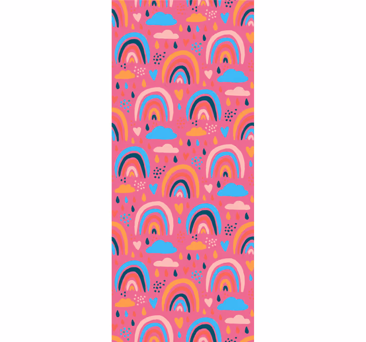 Store enrouleur chambre enfant motifs arc-en-ciel ludiques - TenStickers