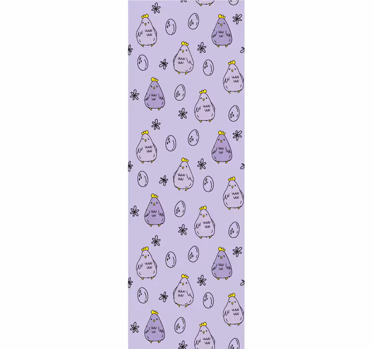 Store enrouleur chambre enfant motif poussin - TenStickers
