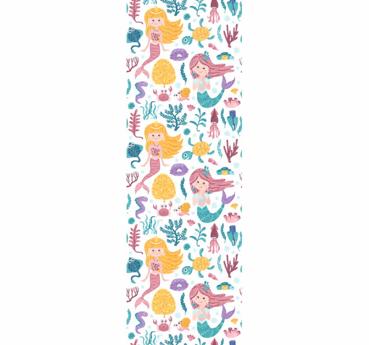 Store enrouleur chambre enfant aventure sirène - TenStickers