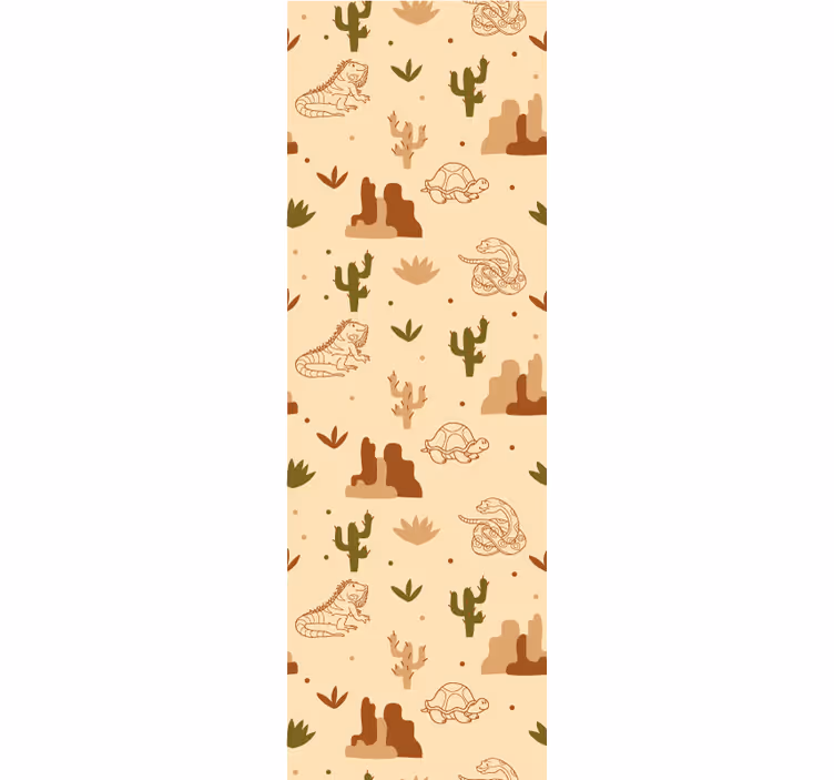 Store enrouleur chambre enfant animaux sauvages désert - TenStickers