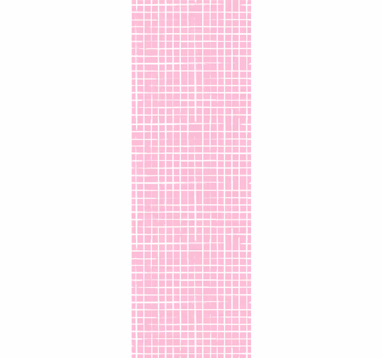Store enrouleur chambre enfant rayures roses et blanches - TenStickers