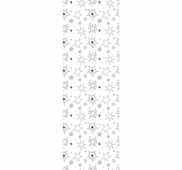 Store enrouleur chambre enfant motif étoiles silhouettes - TenStickers