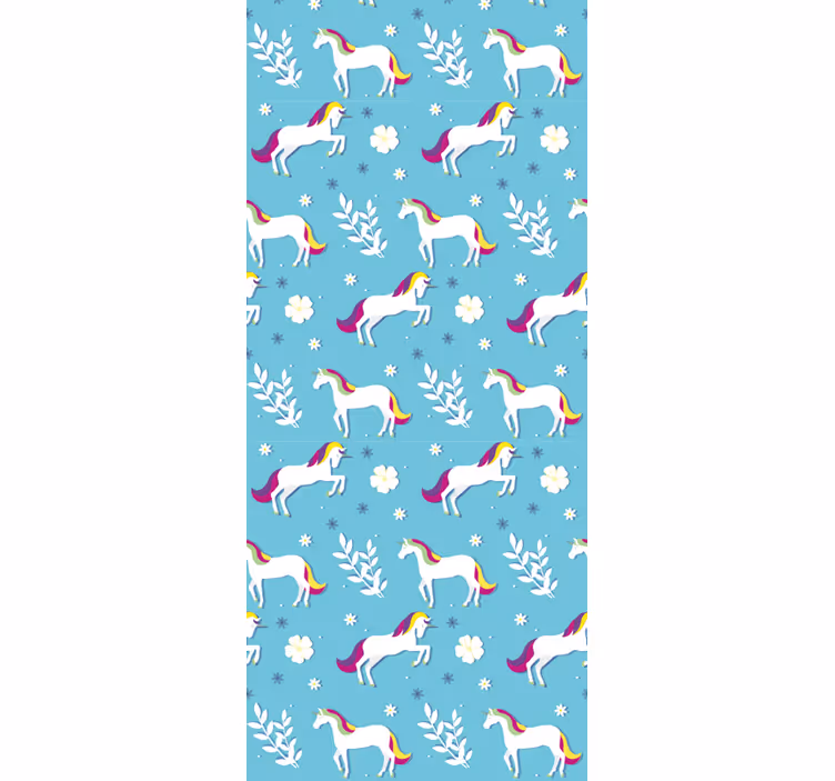 Store enrouleur chambre enfant motifs licornes variés - TenStickers