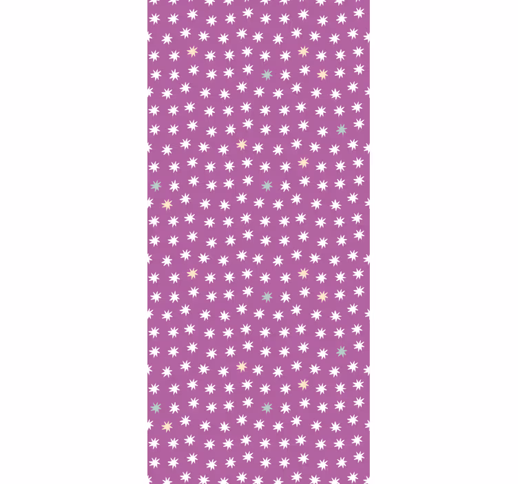 Store enrouleur chambre enfant étoiles blanches - TenStickers