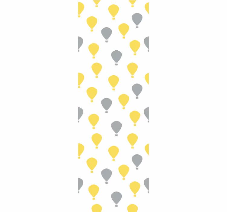 Store enrouleur chambre enfant ballon d'air pantone - TenStickers