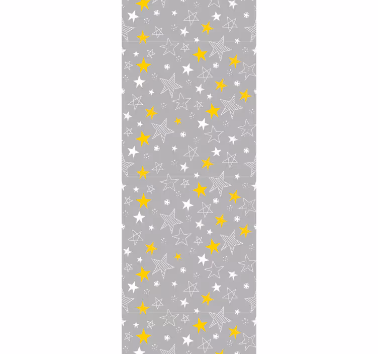 Store enrouleur chambre enfant Étoiles pantone - TenStickers