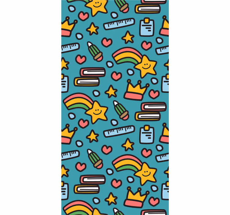 Store enrouleur chambre enfant motif enfantin kawaii - TenStickers