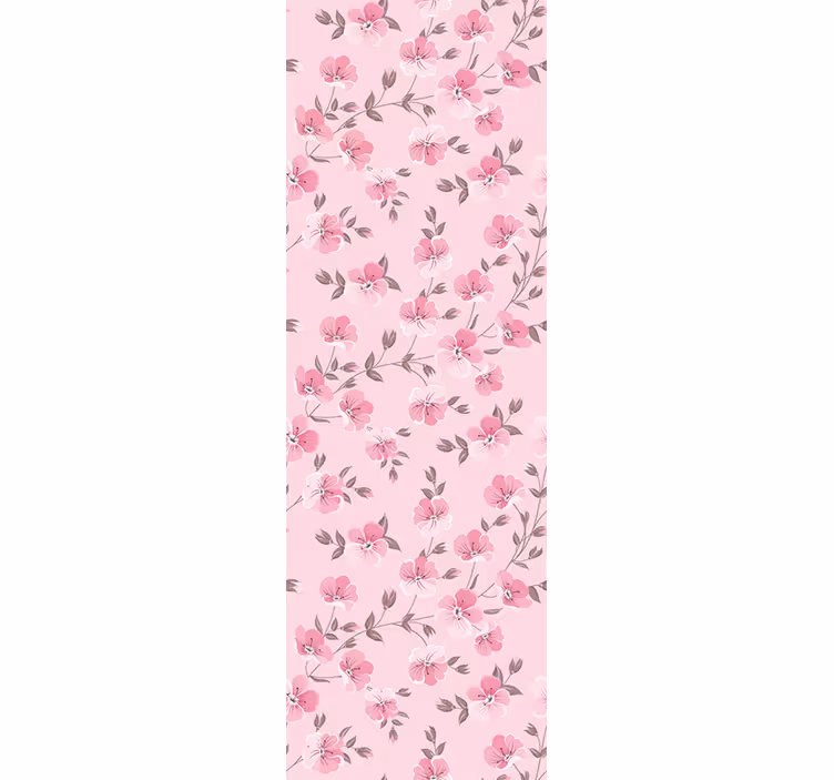 Store enrouleur chambre enfant fleurs roses mignonnes - TenStickers