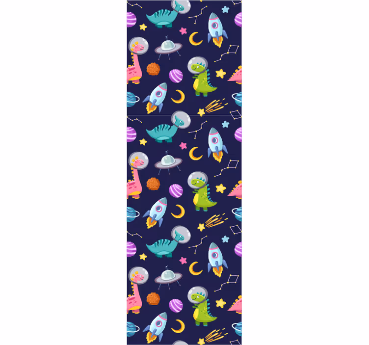 Store enrouleur chambre enfant design dinosaures mignons - TenStickers