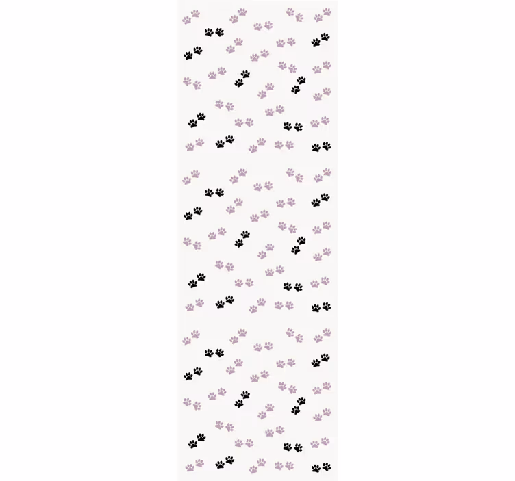 Store enrouleur chambre enfant empreintes de pattes de chat - TenStickers