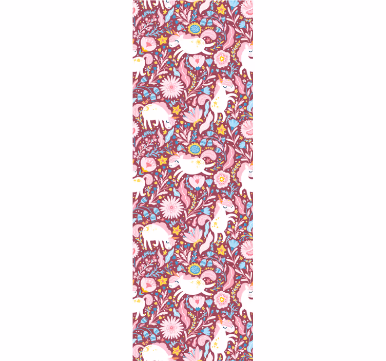 Store enrouleur chambre enfant motif licorne élégant - TenStickers