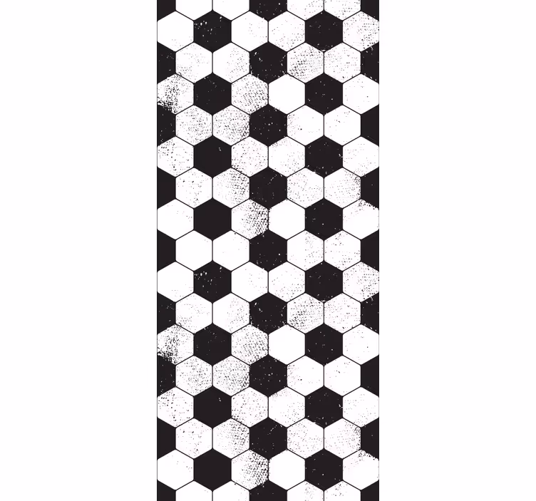Store enrouleur chambre enfant motif ballon de foot usé - TenStickers