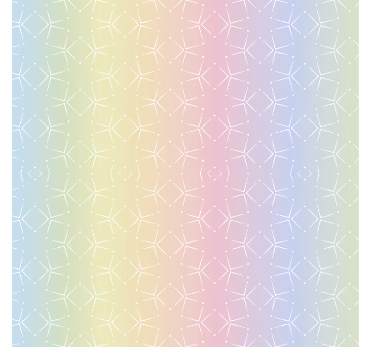 Store enrouleur chambre enfant fond arc-en-ciel pastel - TenStickers