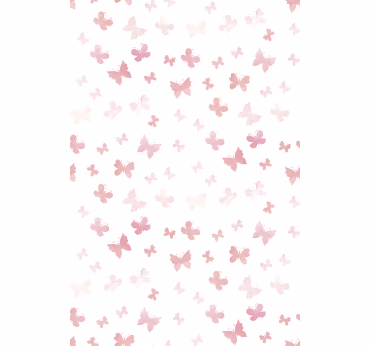 Store enrouleur chambre enfant papillons roses - TenStickers