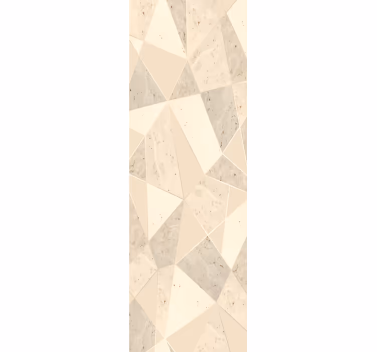 Store enrouleur bureaux triangles dorés 3d - TenStickers
